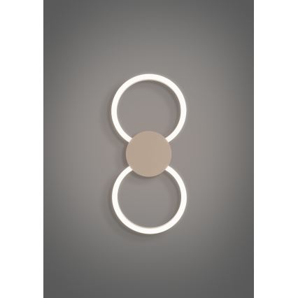 Eglo - Aplique de pared LED/20W/230V + LED/0,91W beige