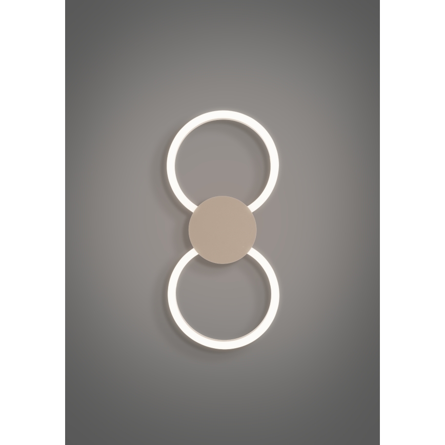 Eglo - Aplique de pared LED/20W/230V + LED/0,91W beige