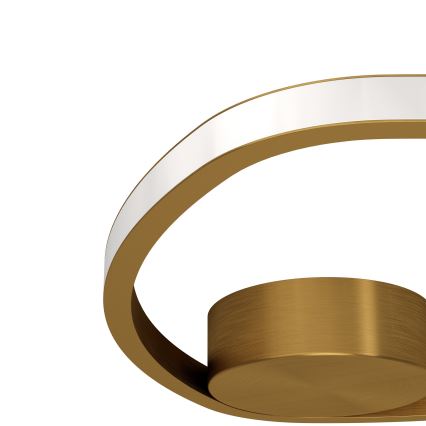 Eglo - Lámpara de techo LED/9,7W/230V Ø 37,5 cm dorada