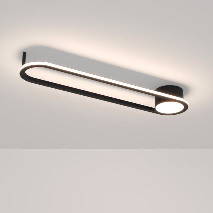 Eglo - LED Lámpara de techo LED/24W/230V 2700/4000/6500K negra