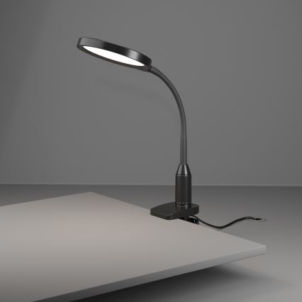 Eglo - Lámpara LED regulable y flexible con clip LED/5,5W/230V 2700/4000/6500K negra