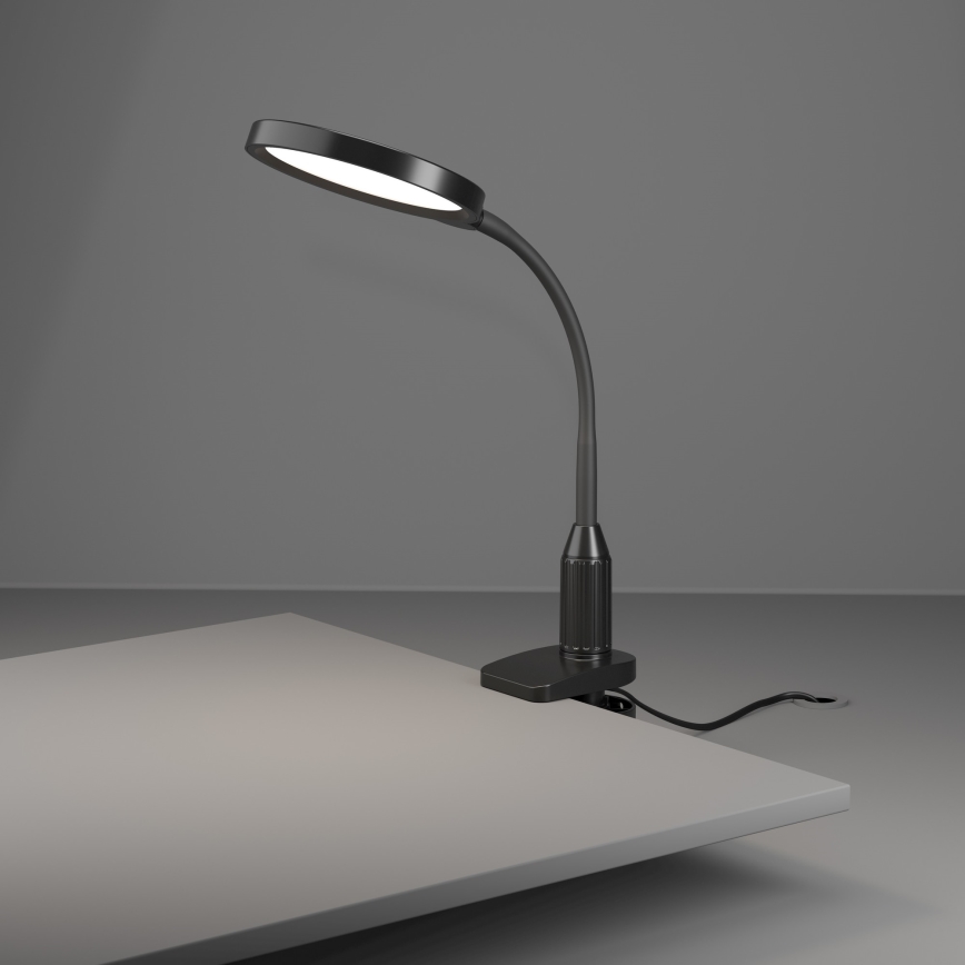 Eglo - Lámpara LED regulable y flexible con clip LED/5,5W/230V 2700/4000/6500K negra