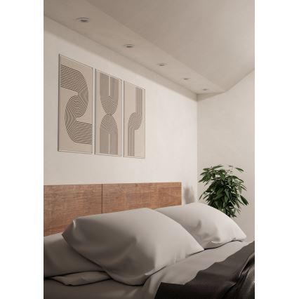 Eglo - Foco empotrado LED 1xGU10/4,5W/230V blanco