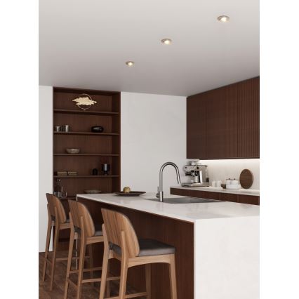 Eglo - Foco empotrado LED 1xGU10/4,5W/230V, cromo mate