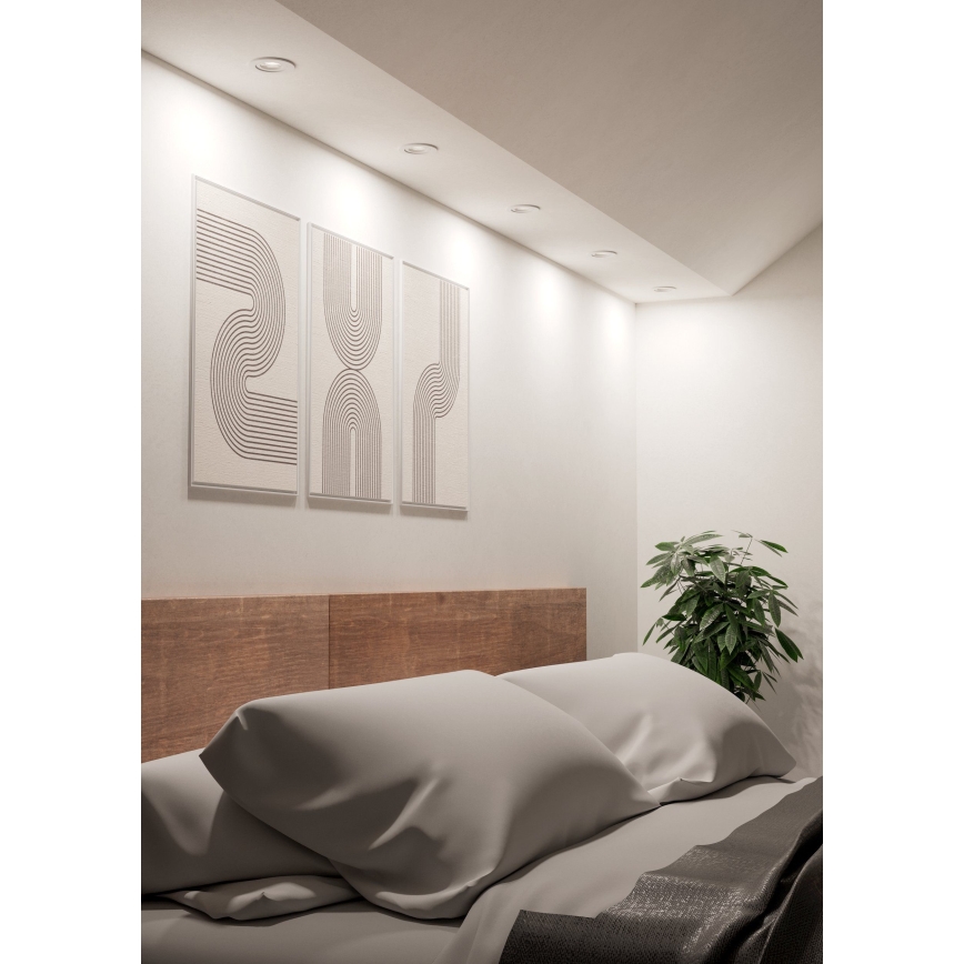 Eglo - Luminaria empotrada LED/4,8 W/230 V 2700/4000/6500 K blanco