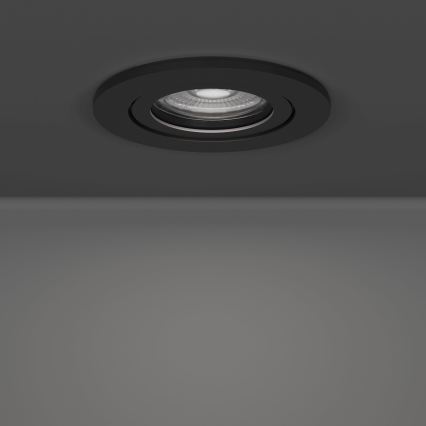 Eglo - Set de 5 focos empotrables LED, 4,8 W, 230 V, 2700/4000/6500 K, negro