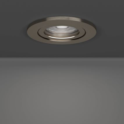 Eglo - Juego de 5 focos empotrados LED/4,8W/230V 2700/4000/6500K cromo mate