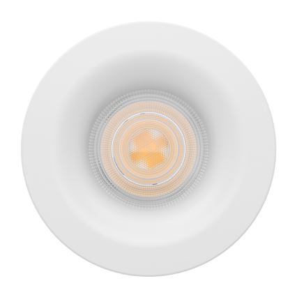 Eglo - Luminaria empotrada para baño LED/4,9W/230V 2700/4000/6500K diámetro 8,8 cm IP65 blanco