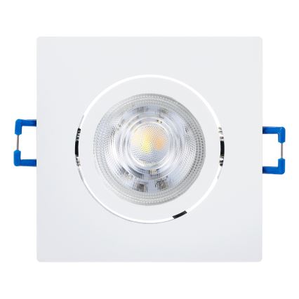 Eglo - Juego de 3 downlights empotrables LED regulables LED/4,8W/230V 8,8x8,8 cm blanco