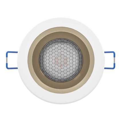 Eglo - LED RGBW regulable, luminaria empotrada para baño LED/4,8W/230V 2700-6500K IP44 blanco/dorado