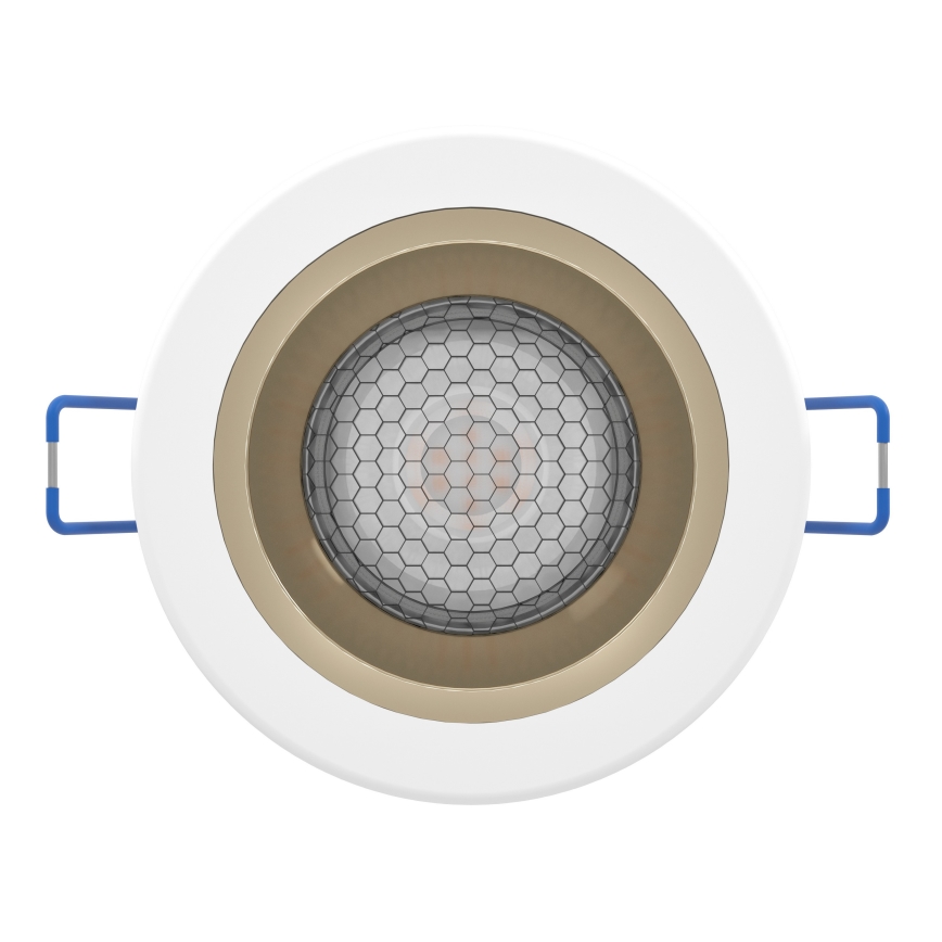 Eglo - LED RGBW regulable, luminaria empotrada para baño LED/4,8W/230V 2700-6500K IP44 blanco/dorado