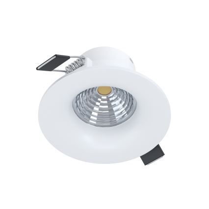 Eglo - Foco empotrable LED regulable LED/6,4W/230V Ø 8,8 cm blanco