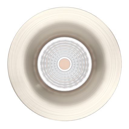 Eglo - Set de 3 focos empotrables LED regulables LED/6,4W/230V Ø 8,8 cm cromo mate