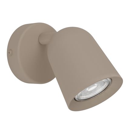 Eglo - Aplique de pared orientable 1x GU10/5W/230V beige