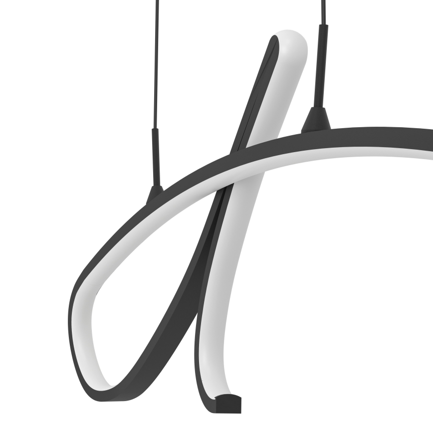 Eglo - Lámpara colgante LED con cable LED/20W/230V 2700/4000/6500K negra