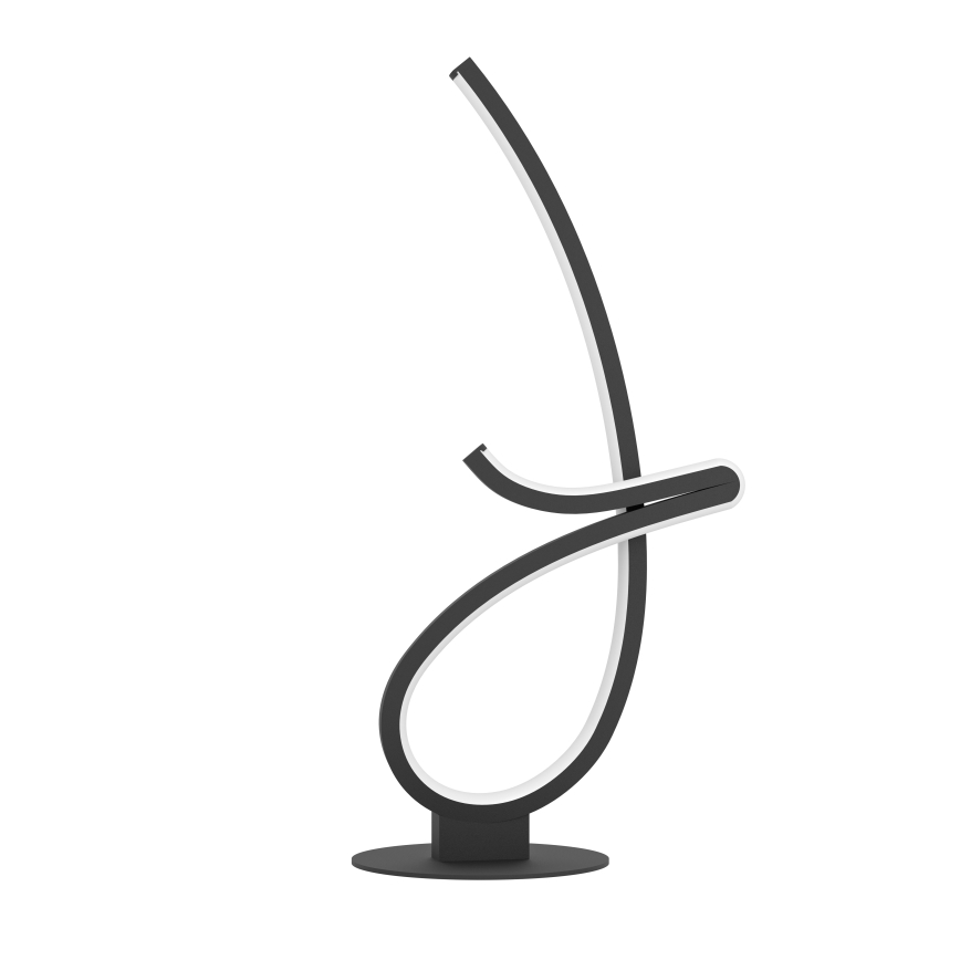 Eglo - Lámpara de mesa LED LED/12W/230V 2700/4000/6500K negra