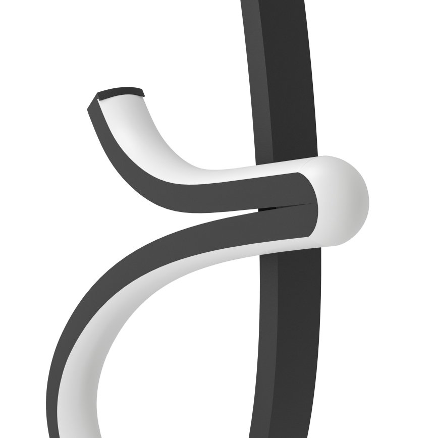 Eglo - Lámpara de mesa LED LED/12W/230V 2700/4000/6500K negra