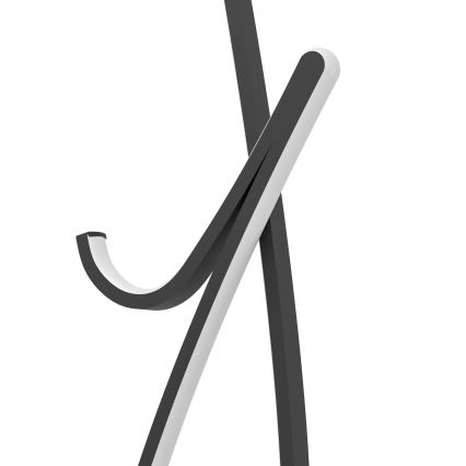 Eglo - Lámpara de pie LED/20W/230V 2700/4000/6500K negra