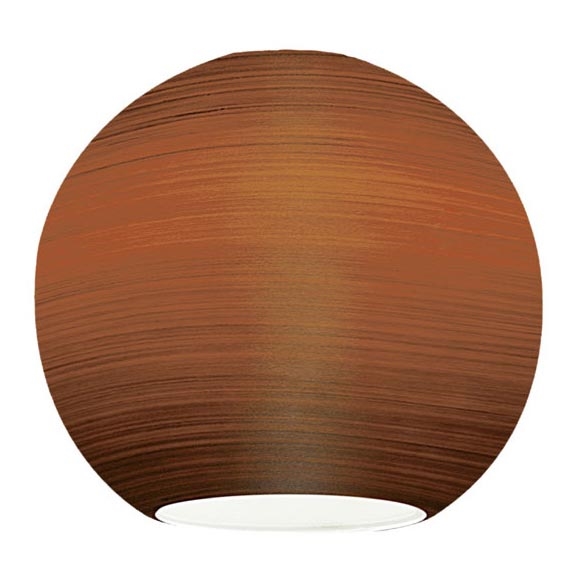 EGLO 90251 - Vidrio de repuesto para lámpara de araña, lámpara de mesa, lámpara de techo y foco MY CHOICE E14 d. 9 cm marrón borrado