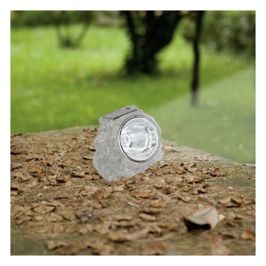 Eglo 90494 - Iluminación solar piedra 4xLED/0,06W/1xAA IP44