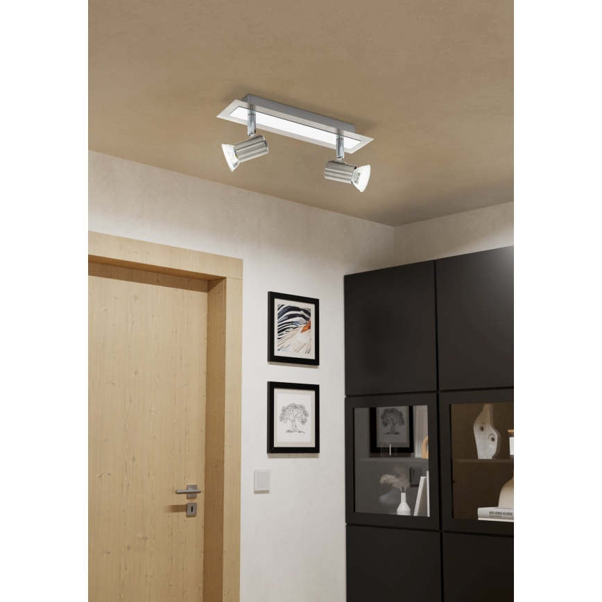 EGLO - Plafón de pared 2xGU10/LED/3W