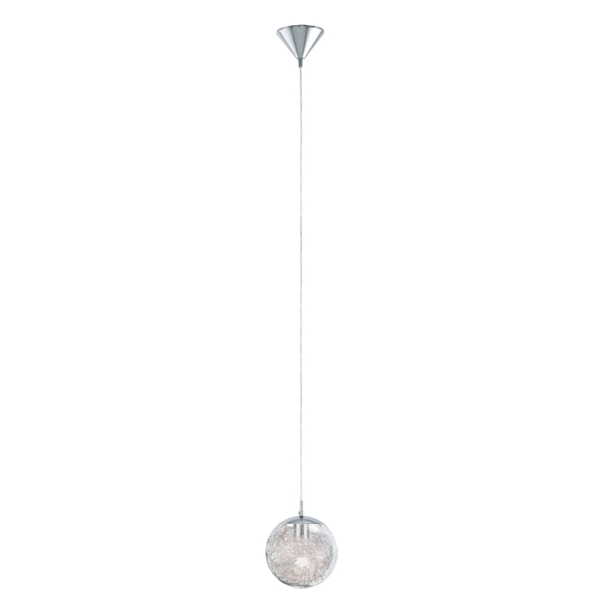 Eglo 93073 - Lámpara colgante con cable LUBERIO 1xE27/60W/230V Ø 25 cm