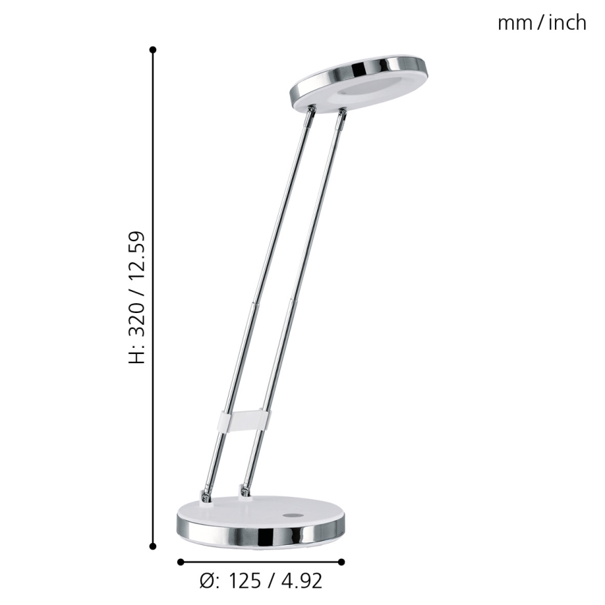 Eglo 93077 - Lámpara de mesa LED GEXO LED/3W/230V