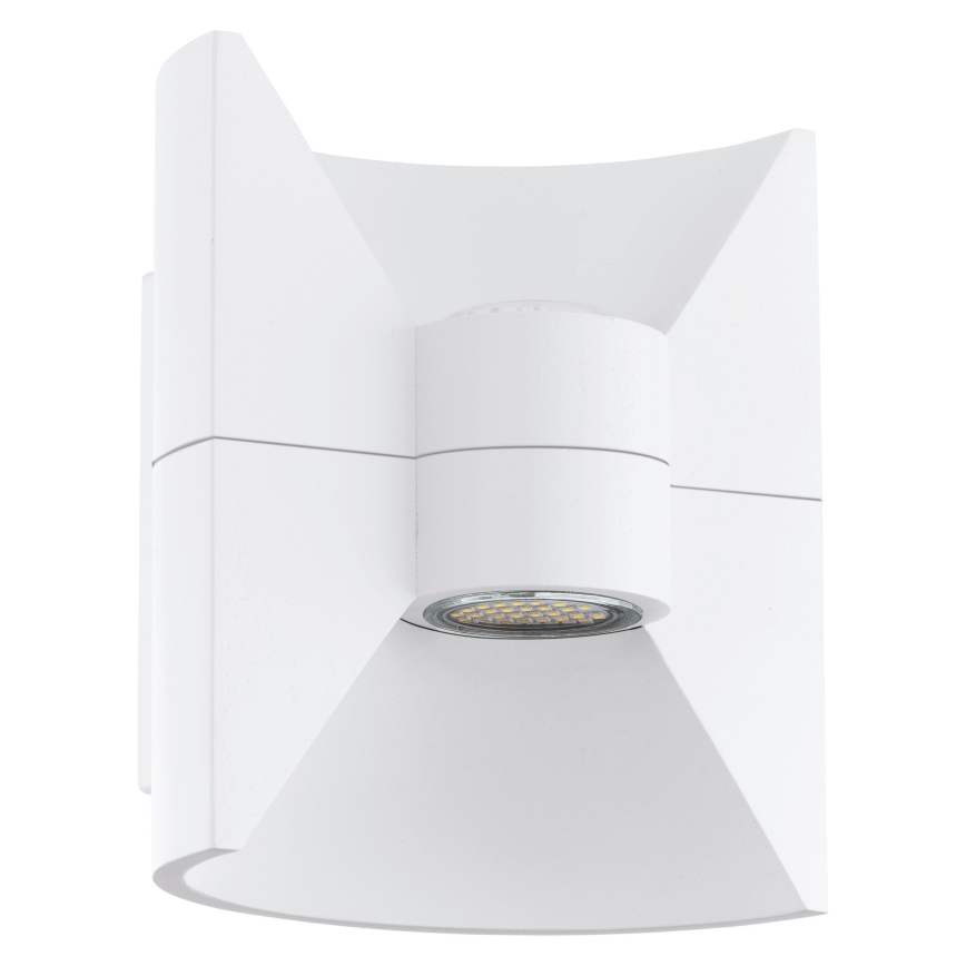 Eglo 93367 - Aplique LED de pared para exterior REDONDO Blanco 2xLED-SMD/2,5W/230V IP44