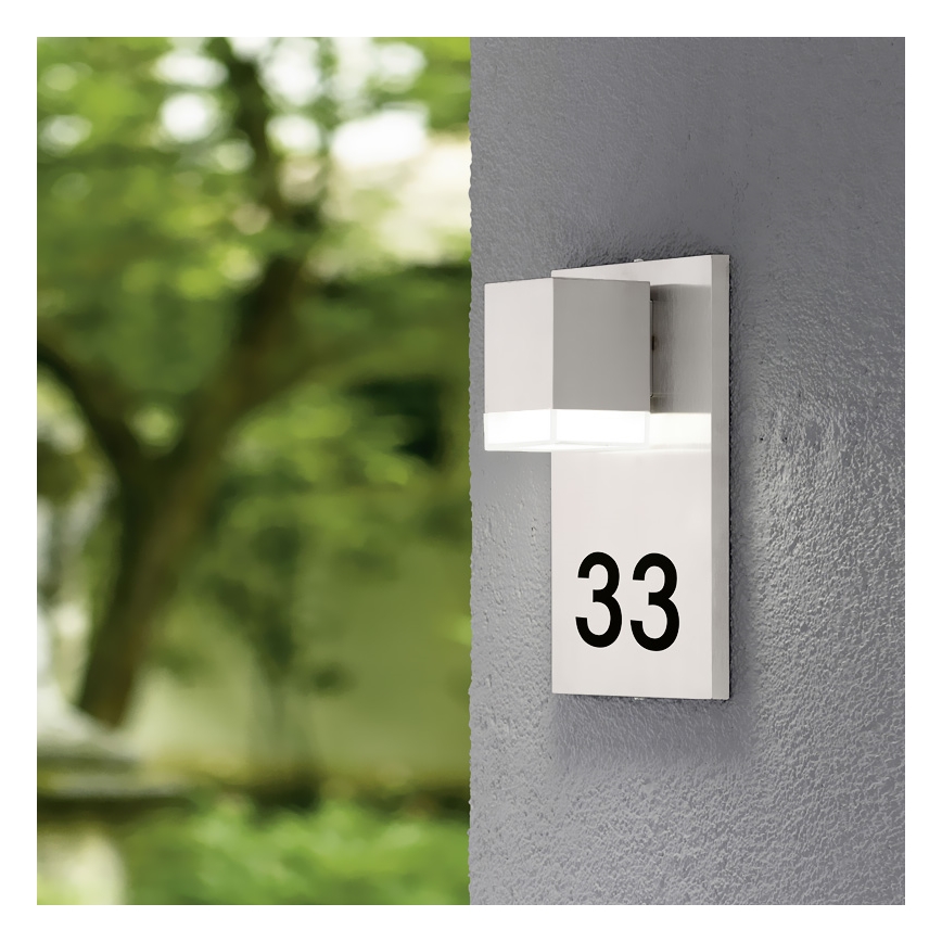 Eglo 93369 - Iluminación LED exterior PARDELA 1xLED/2,5W/230V IP44