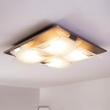 Eglo 93398 - Plafón GUADIANO 4xGX53/7W/230V