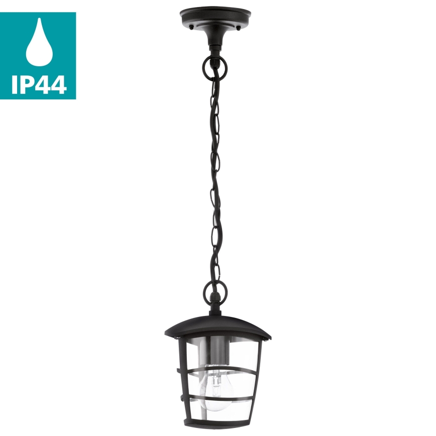 Eglo - LED Lámpara colgante exterior 1xE27/8,5W/230V IP44