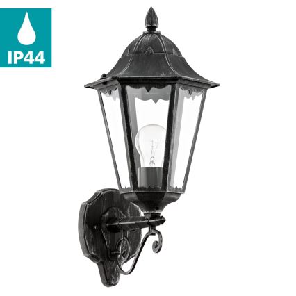 Eglo - Lámpara de pared exterior 1xE27/60W/230V IP44