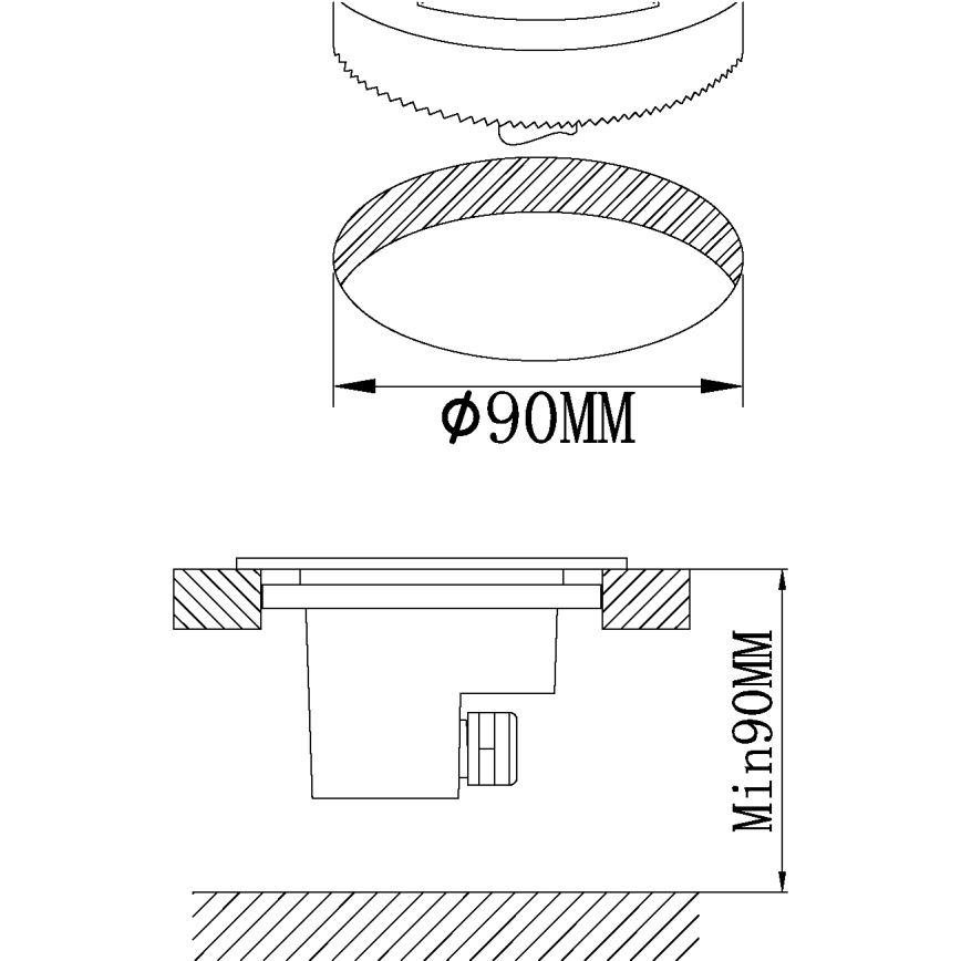 Eglo - Luz LED de entrada para exterior LED/2,5W/230V IP67
