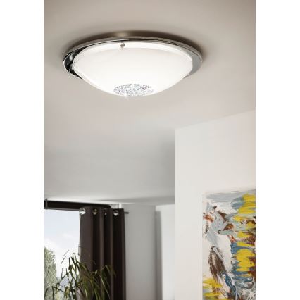 Eglo - Lámpara de techo LED LED/12W/230V