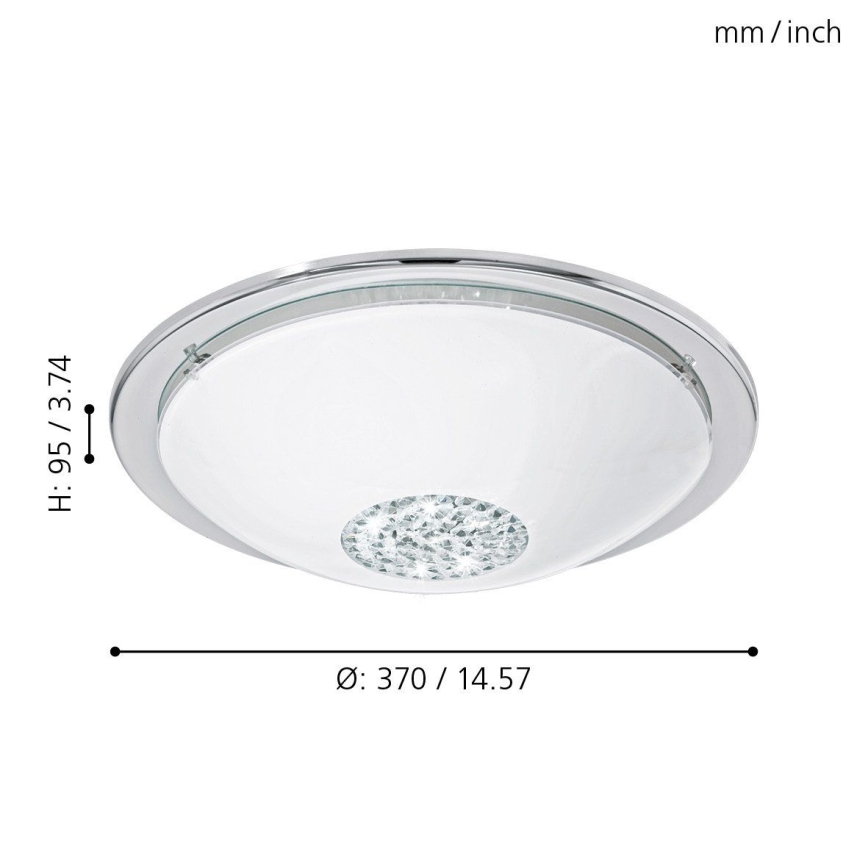 Eglo - Lámpara de techo LED LED/12W/230V