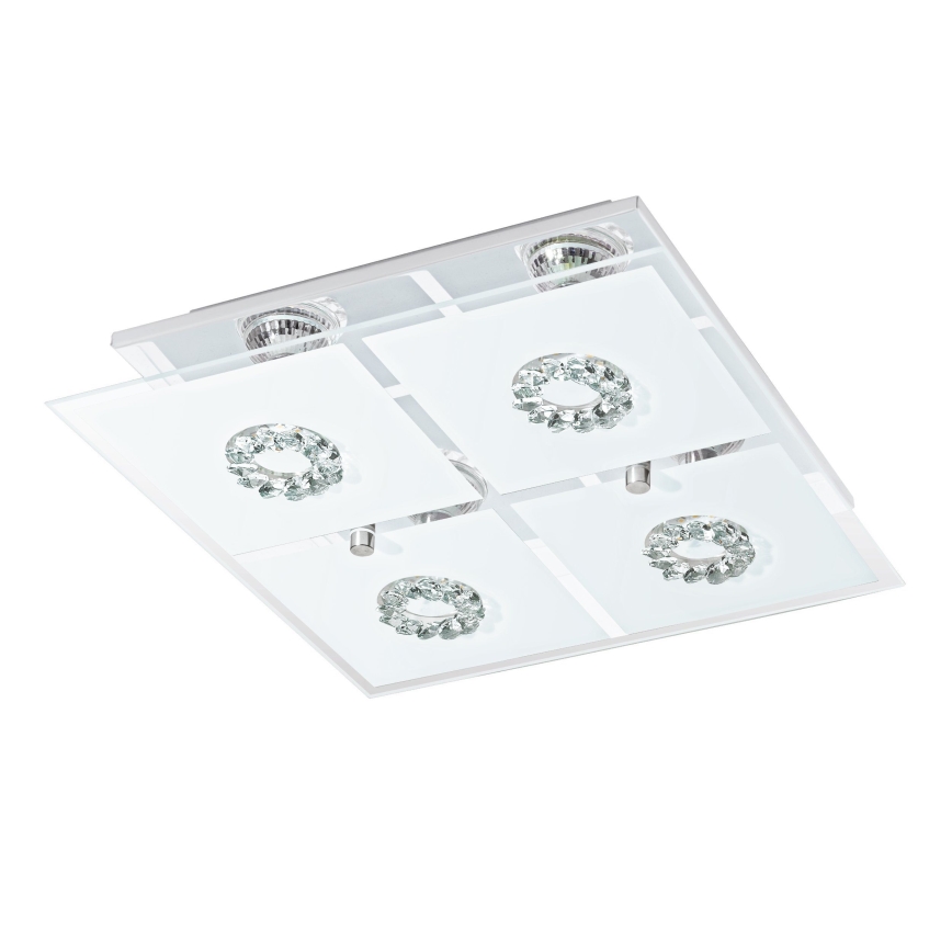 Eglo 93783 - Plafón LED RONCATO 4xGU10/3W/230V