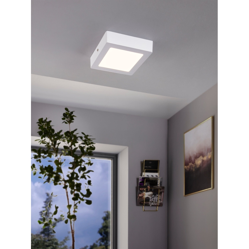 Eglo 94074 - Plafón LED de techo FUEVA 1 LED/10,88W/230V 17x17 cm