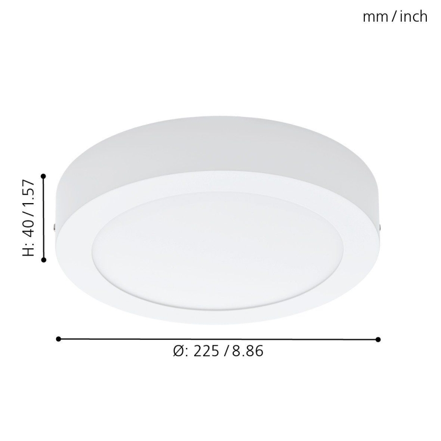 Eglo 94075 - Plafón LED FUEVA 1 LED/16,47W/230V
