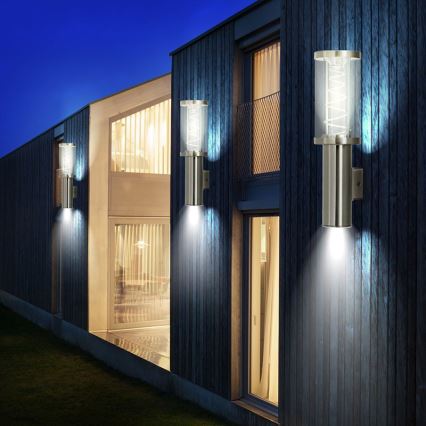 Eglo 94095 - Aplique de pared LED para exterior TRONO 2xGU10/5W/230V IP44