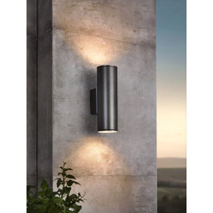 Eglo - Iluminación LED exterior 2xGU10/3W/230V IP44