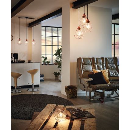 Eglo 94197 - Lámpara de sobremesa enchufable TARBES 1xE27/60W/230V