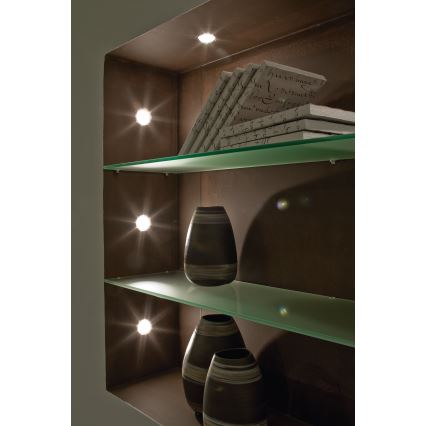 Eglo - Juego de 3 luminarias empotrables LED PENETO 1xGU10-LED/3W/230V