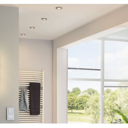 Eglo - Juego de 3 focos empotrados LED PENETO 1xGU10-LED/3W/230V