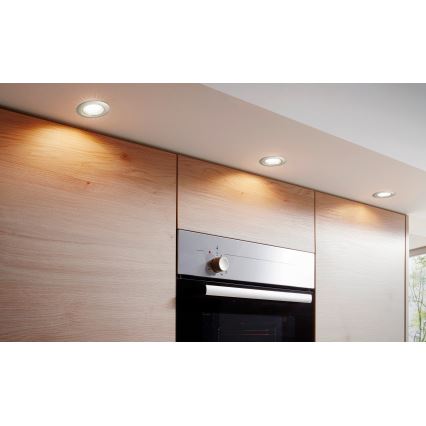 Eglo - SET 3x Iluminación LED empotrada de techo PENETO 3xGU10-LED/3W/230V