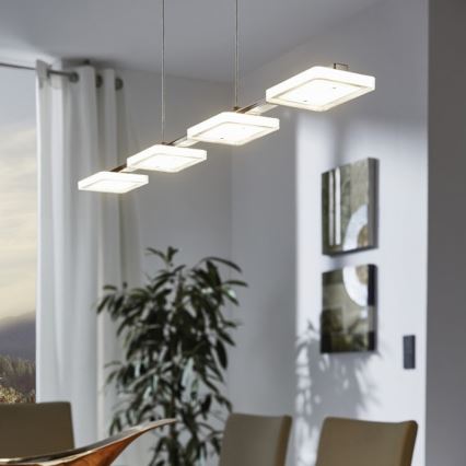 Eglo 94244 - Lámpara colgante LED CARTAMA 4xLED/4,5W/230V