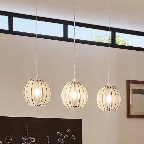 Eglo 94444 - Lámpara colgante COSSANO 3xE14/40W/230V