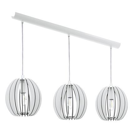 Eglo 94444 - Lámpara colgante COSSANO 3xE14/40W/230V