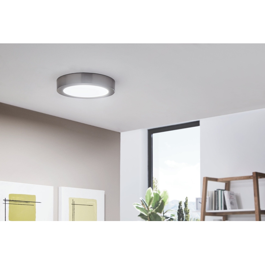 Eglo 94525 - Plafón LED FUEVA 1 LED/16,5W/230V Ø 22,5 cm