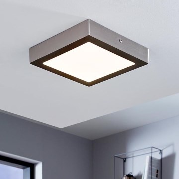 Eglo 94526 - Luminaria de techo LED FUEVA 1 LED/16,5W/230V 22,5x22,5 cm