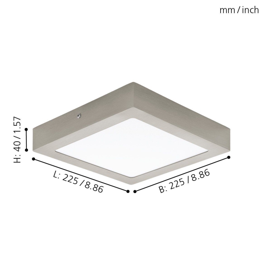 Eglo 94526 - Plafón LED FUEVA 1 LED/16,5W/230V